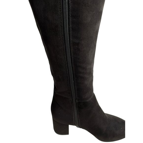 INC International Concepts Women's Size 5 Roann Knee High Boots Black Suede NWB - Picture 7 of 14